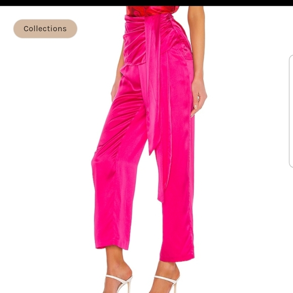 NWT AIIFOS Fuchsia Maia Pant - Picture 2 of 4